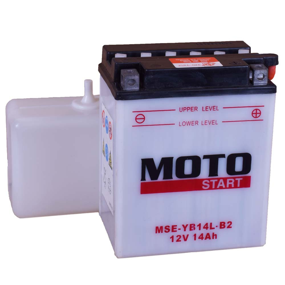 Motostart YB14L-B2 12V 14Ah Motor akkumulátor sav nélkül Motostart YB14L-B2 12V 14Ah Motor akkumulátor sav nélkül