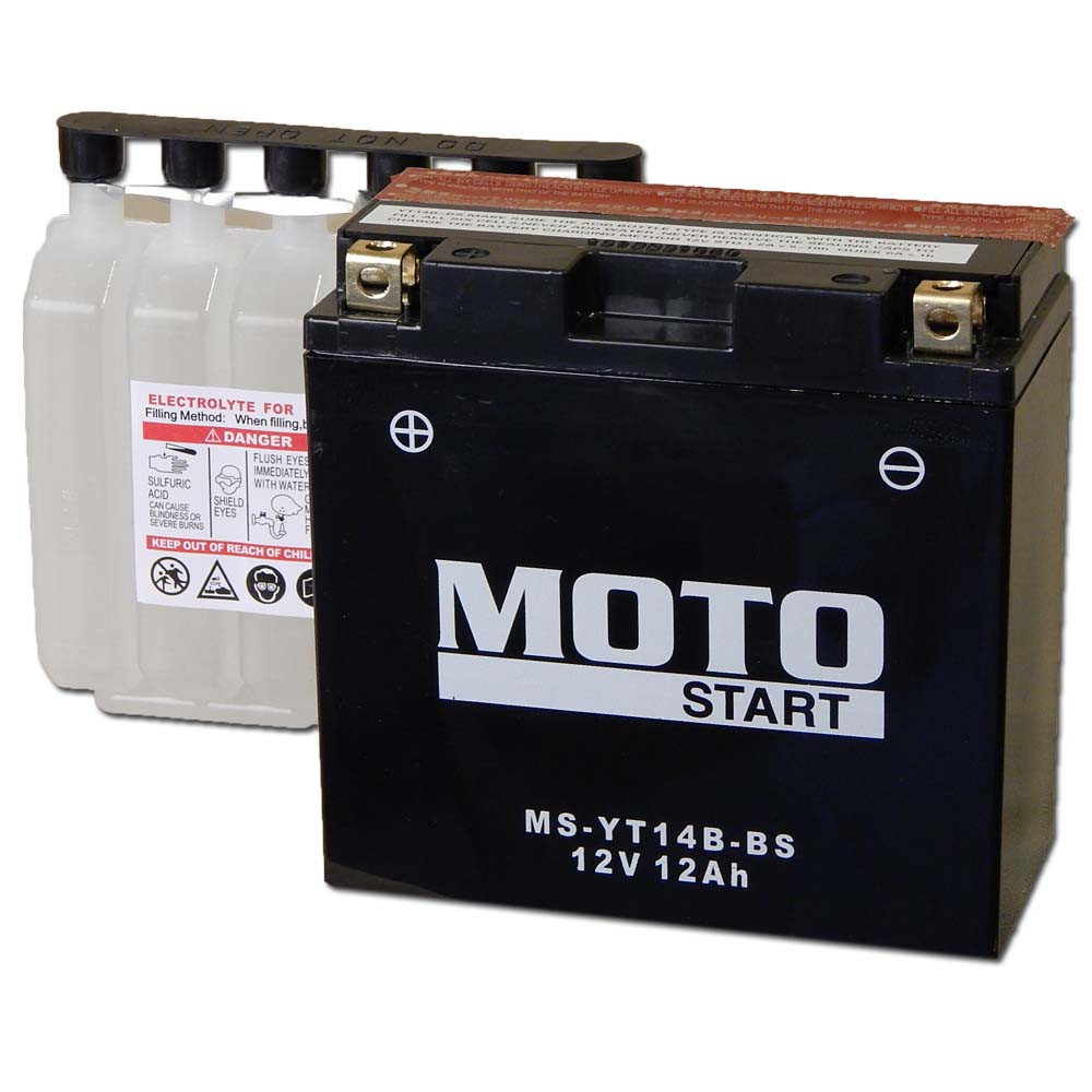 MotoSTART YT14B-BS 12V 12Ah gondozásmentes AGM (zselés) motor akkumulátor MotoSTART YT14B-BS 12V 12Ah gondozásmentes AGM (zselés) motor akkumulátor