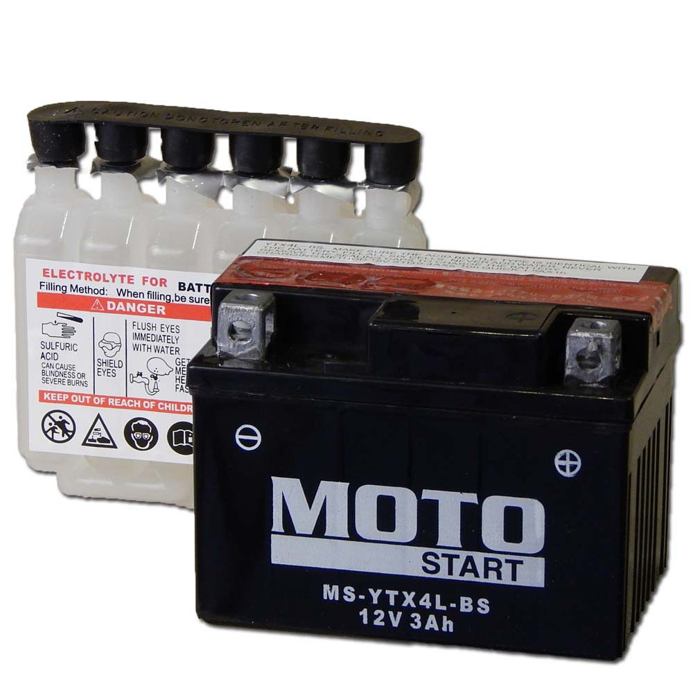 MotoSTART YTX4L-BS 12V 3Ah gondozásmentes AGM (zselés) motor akkumulátor MotoSTART YTX4L-BS 12V 3Ah gondozásmentes AGM (zselés) motor akkumulátor