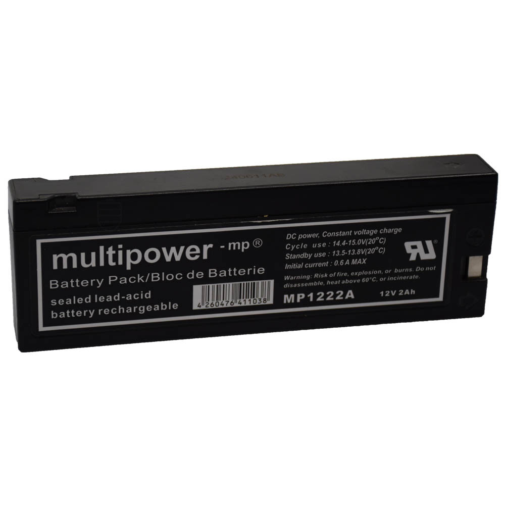 Multipower 12V 2Ah Zselés akkumulátor MP1222A Multipower 12V 2Ah Zselés akkumulátor MP1222A