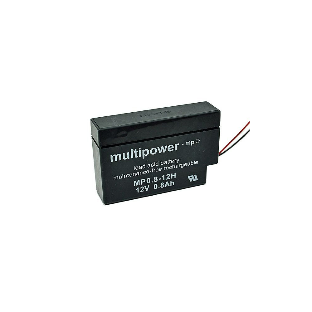 Multipower 12V 0,8Ah Zselés akkumulátor MP0-8-12