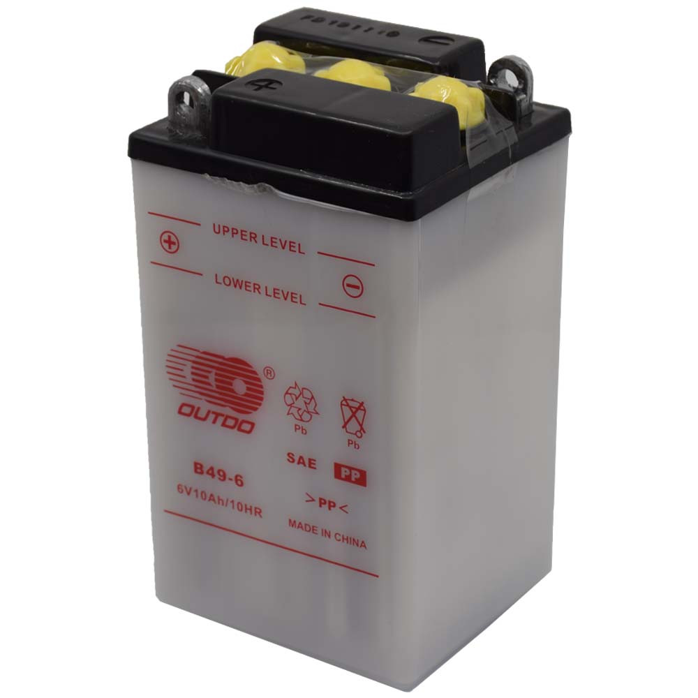 Outdo B49-6 6V 10Ah Motor akkumulátor sav nélkül Outdo B49-6 6V 10Ah Motor akkumulátor sav nélkül