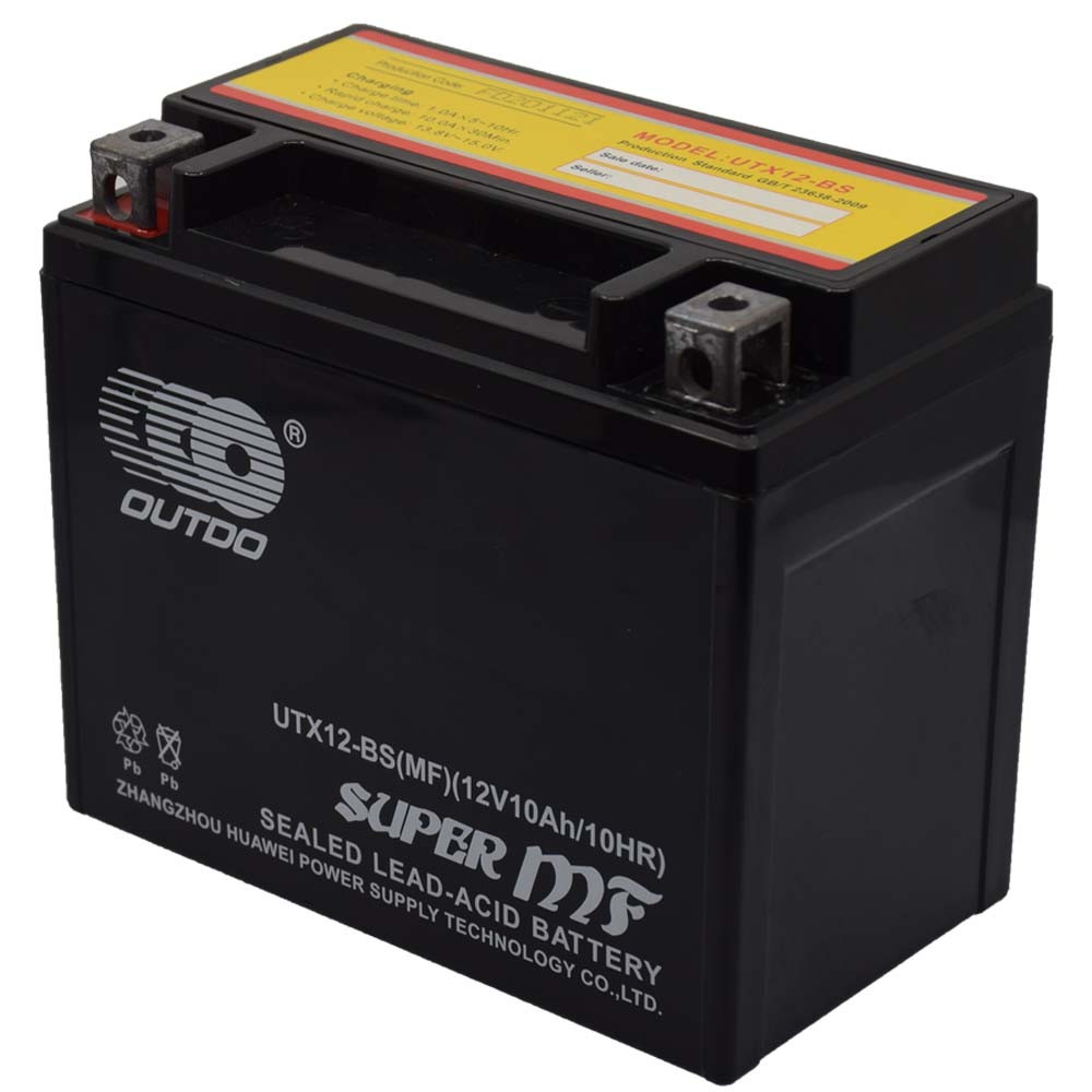 OUTDO YTX12-BS 12V 10Ah Motor akkumulátor OUTDO YTX12-BS 12V 10Ah Motor akkumulátor
