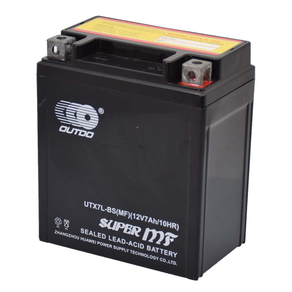 OUTDO YTX7L-BS 12V 7Ah Motor akkumulátor OUTDO YTX7L-BS 12V 7Ah Motor akkumulátor