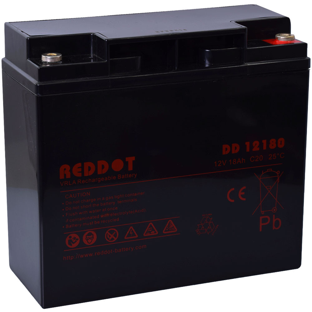 Reddot 12V 18Ah Zselés akkumulátor DD12180 Reddot 12V 18Ah Zselés akkumulátor DD12180