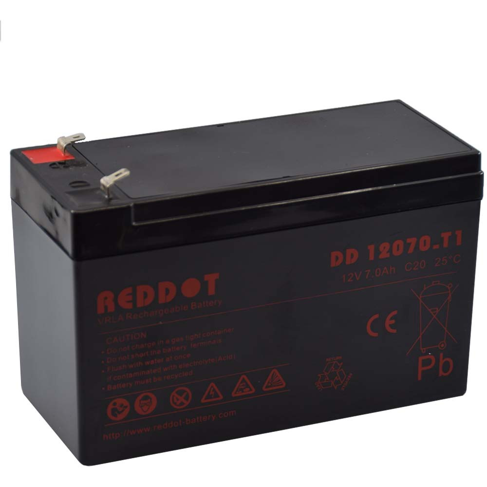 Reddot 12V 7Ah zselés akkumulátor DD12070 T1 Reddot 12V 7Ah zselés akkumulátor DD12070 T1