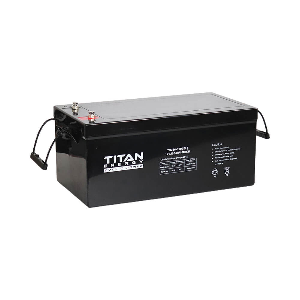 Tiitan Erergy 12V 250Ah TC250-12 Ciklikus Szolár GÉL akkumulátor Tiitan Erergy 12V 250Ah TC250-12 Ciklikus Szolár GÉL akkumulátor