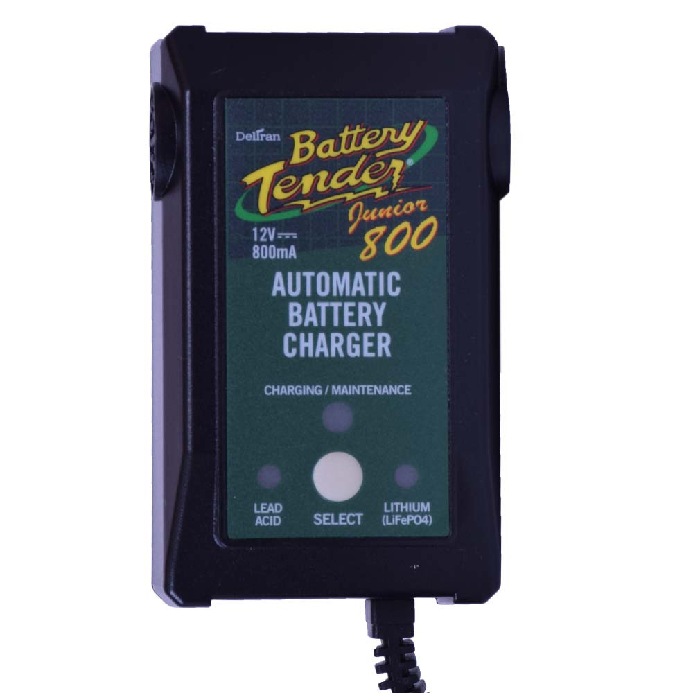 Battery Tender Junior 800, Zselés, ólom savas, AGM, Líthium akkumulátor töltő 12V 0,8A töltőáram