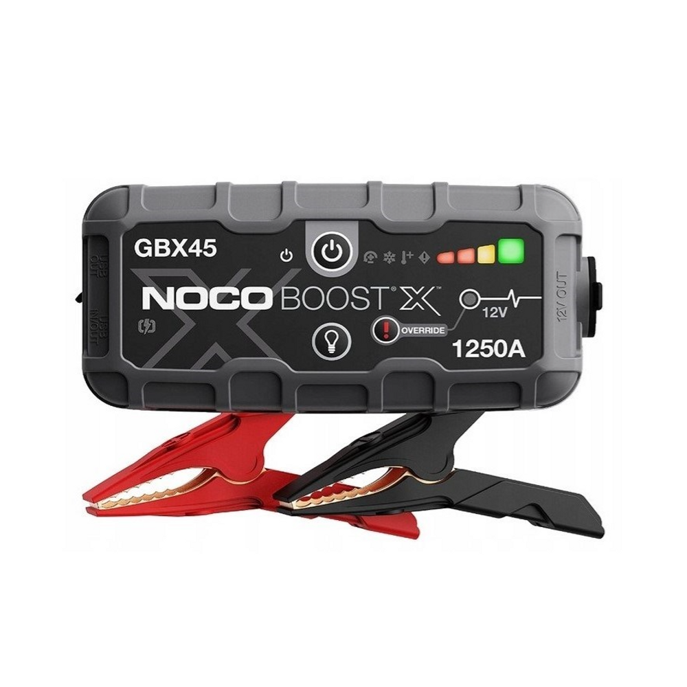 NOCO GBX45 indításrásegítő (12V 1250 Amper), Bikázó, Lámpa, Power Bank