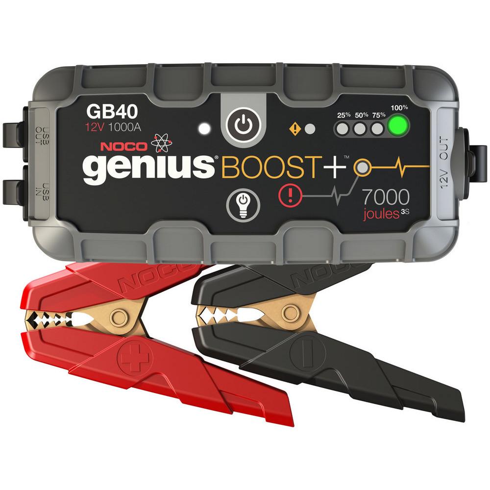 NOCO GB40 indításrásegítő (12V 1000 Amper), Bikázó, Lámpa, Power Bank