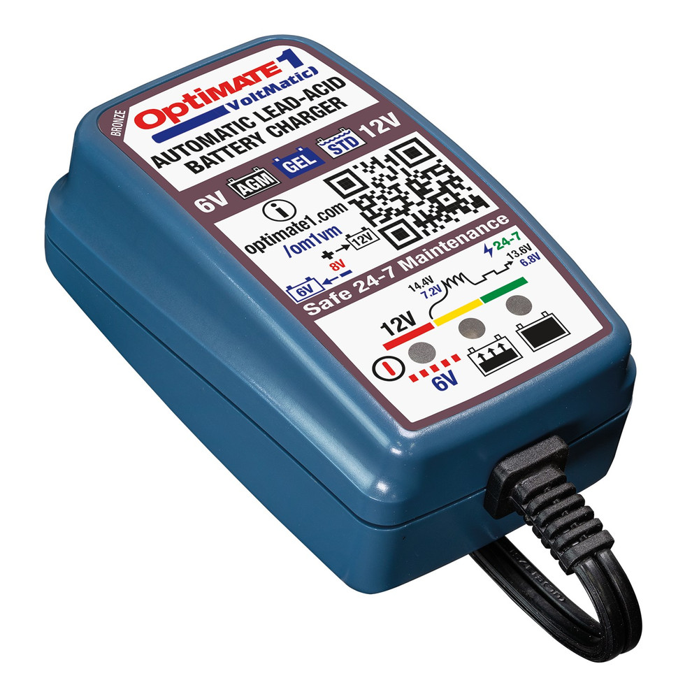 TecMate Optimate 1 Voltmatic 6V - 12V 0,6A TecMate Optimate 1 Voltmatic 6V - 12V 0,6A