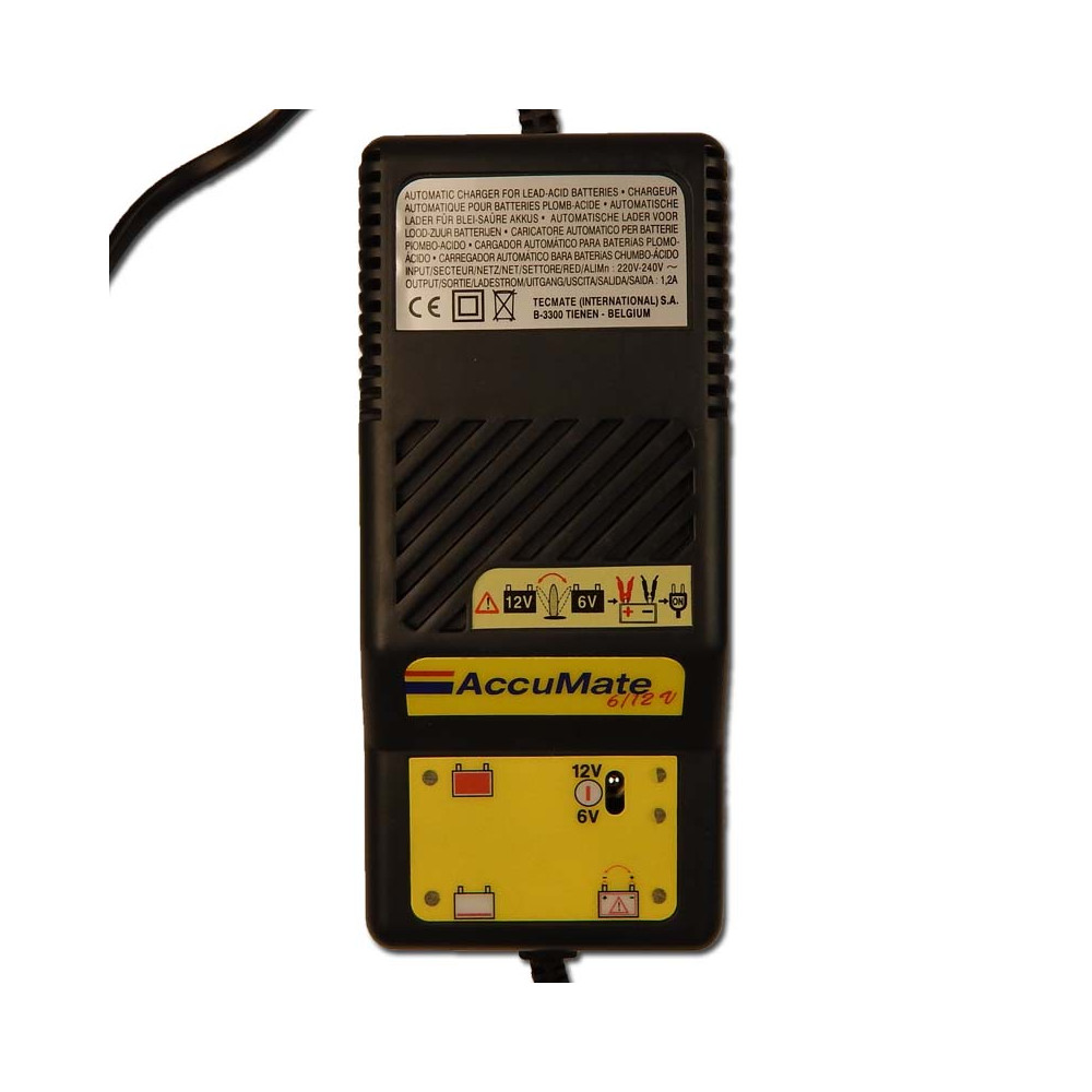 Tecmate AccuMate 6-12V/1,2A STD/AGM/GEL automata akkumulátor töltő Tecmate AccuMate 6-12V/1,2A STD/AGM/GEL automata akkumulátor töltő