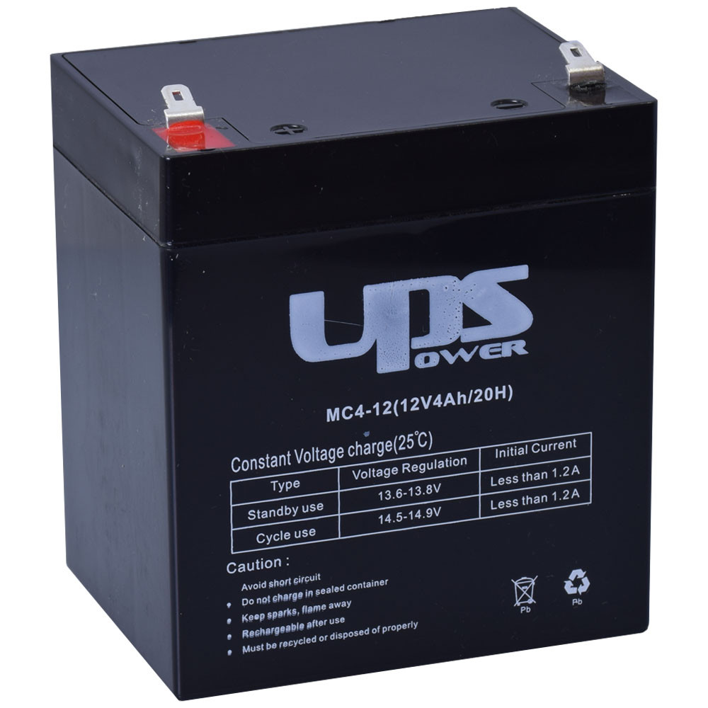 UPS Power MC4-12 12V 4Ah Zselés akkumulátor UPS Power MC4-12 12V 4Ah Zselés akkumulátor