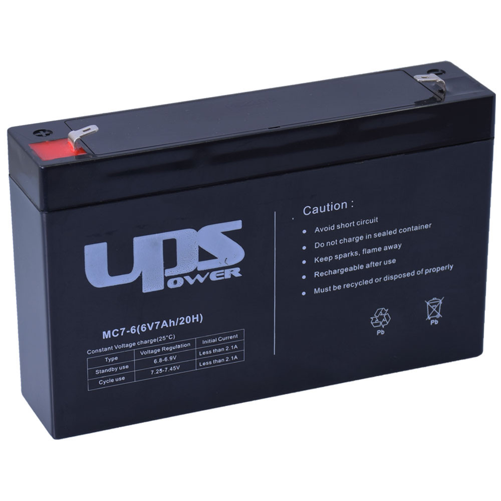 UPS Power MC7-6 6V 7Ah Zselés akkumulátor UPS Power MC7-6 6V 7Ah Zselés akkumulátor