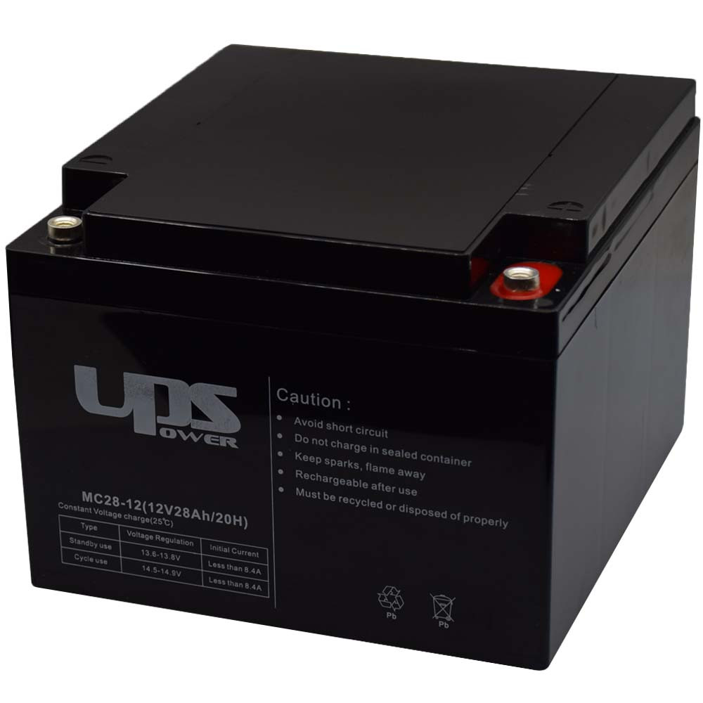 UPS Power MC28-12 12V 28Ah Zselés akkumulátor UPS Power MC28-12 12V 28Ah Zselés akkumulátor