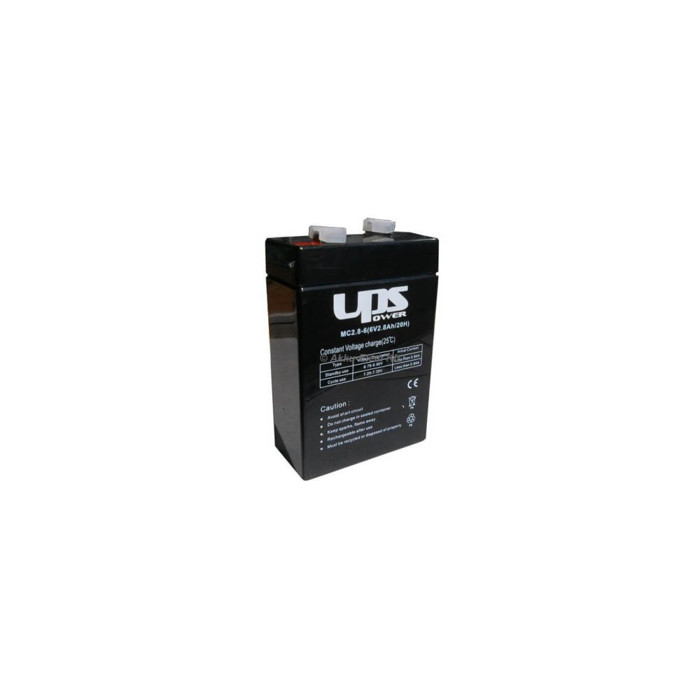 UPS Power MC2,8-6 6V 2,8Ah Zselés akkumulátor