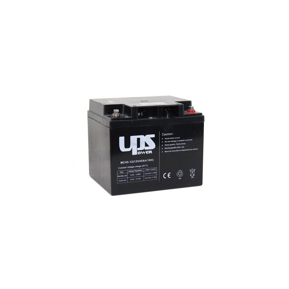 UPS Power MC45-12 12V 45Ah Zselés akkumulátor UPS Power MC45-12 12V 45Ah Zselés akkumulátor