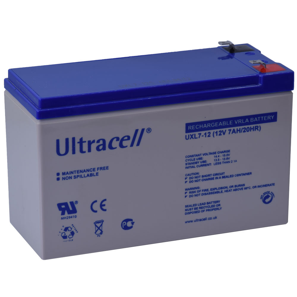 Ultracell 12V 7Ah Zselés akkumulátor Ultracell 12V 7Ah Zselés akkumulátor