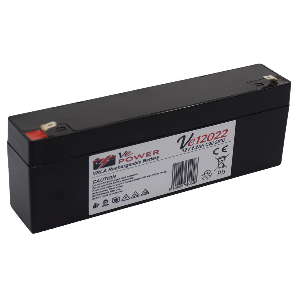 Ve POWER 12V 2,2Ah zselés akkumulátor Ve12022 Ve POWER 12V 2,2Ah zselés akkumulátor Ve12022