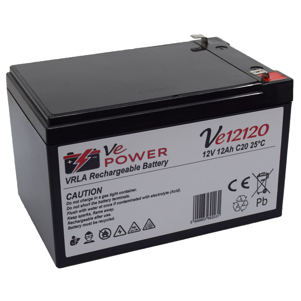 Ve POWER 12V 12Ah zselés akkumulátor Ve12120