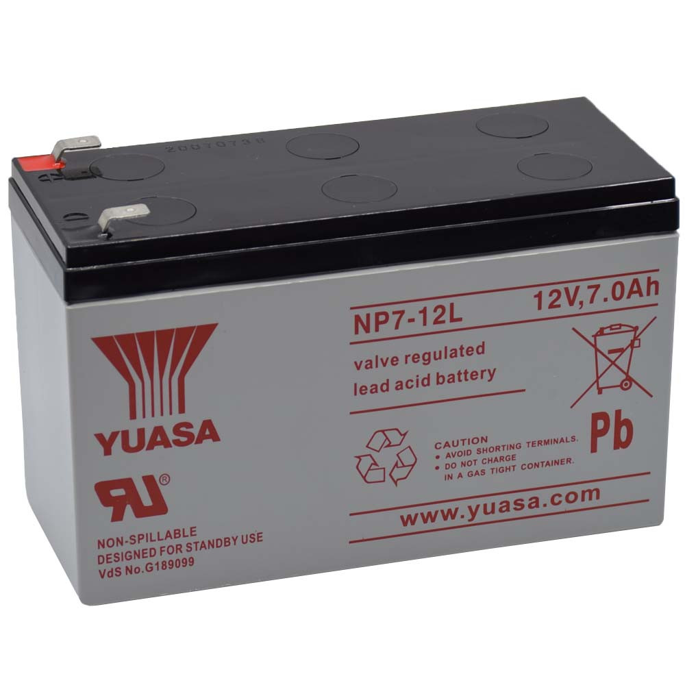 Yuasa 12V 7Ah Zselés akkumulátor NP7-12L Yuasa 12V 7Ah Zselés akkumulátor NP7-12L