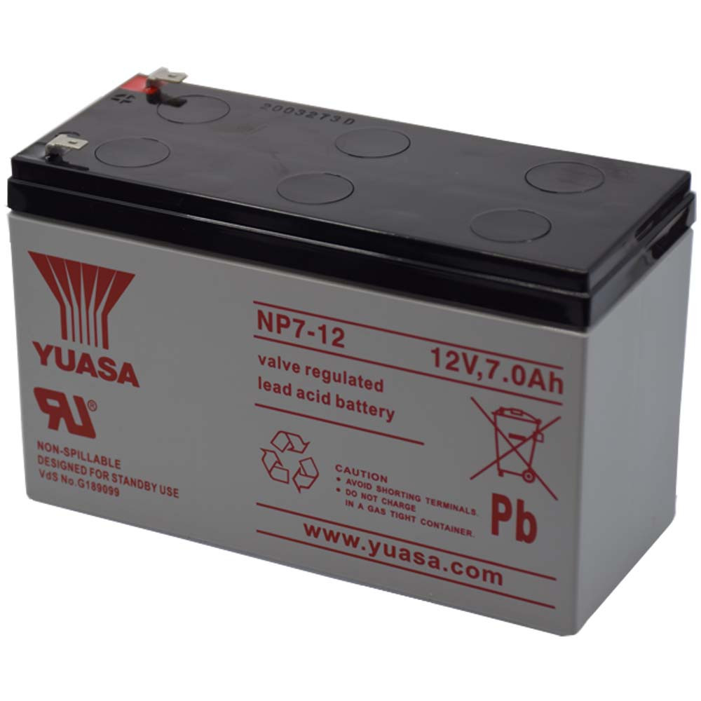 Yuasa 12V 7Ah Zselés akkumulátor NP7-12 F1 Yuasa 12V 7Ah Zselés akkumulátor NP7-12 F1