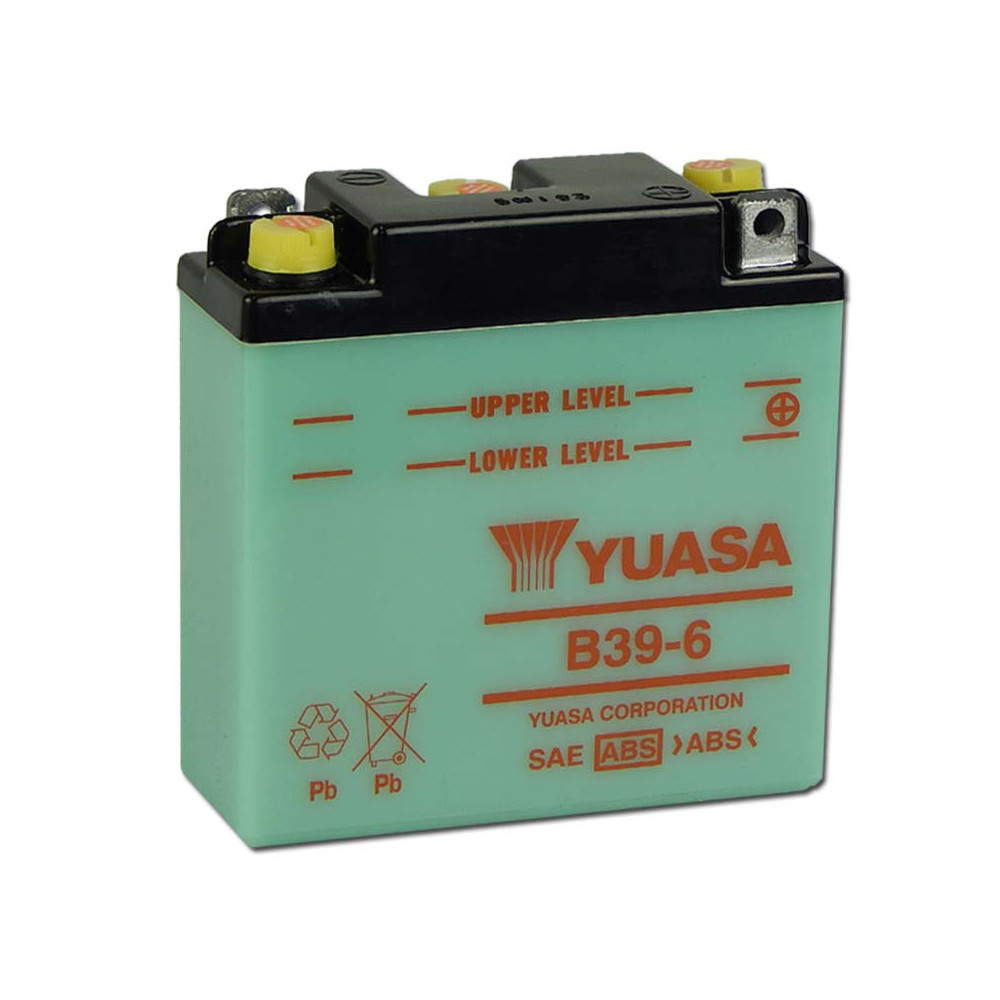 Yuasa B39-6 6V 7Ah Motor akkumulátor sav nélkül