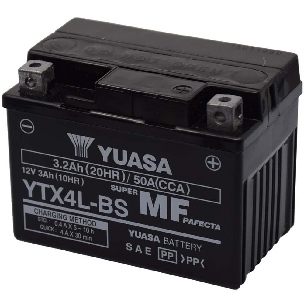 Yuasa YTX4L-BS 12V 3,2Ah gondozásmentes AGM (zselés) motor akkumulátor Yuasa YTX4L-BS 12V 3,2Ah gondozásmentes AGM (zselés) motor akkumulátor