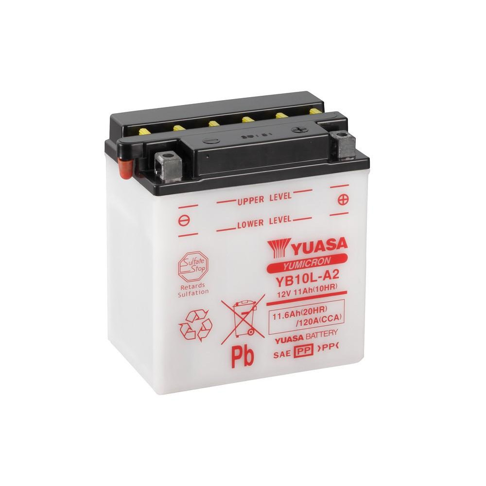 Yuasa YB10L-A2 12V 11Ah Motor akkumulátor sav nélkül