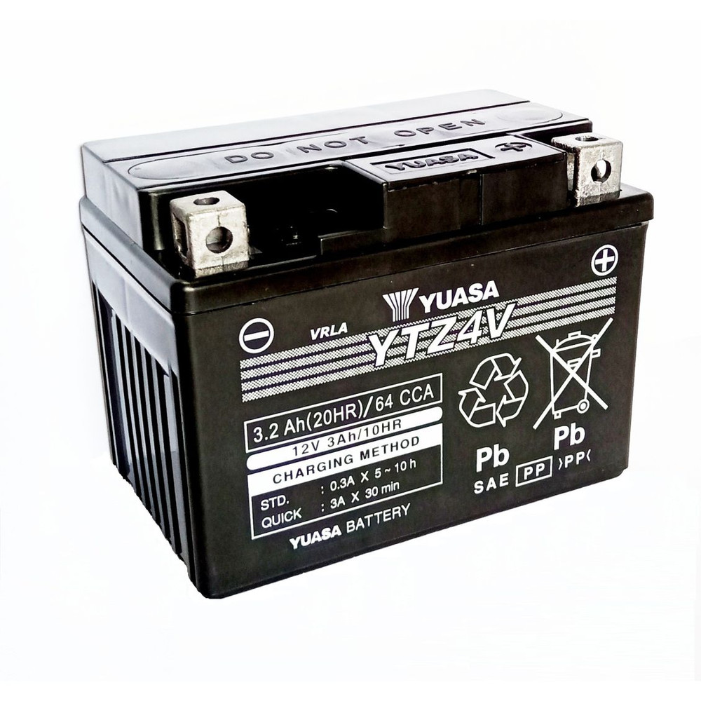 Yuasa YTZ4V 12V 3Ah gondozásmentes AGM (zselés) motor akkumulátor