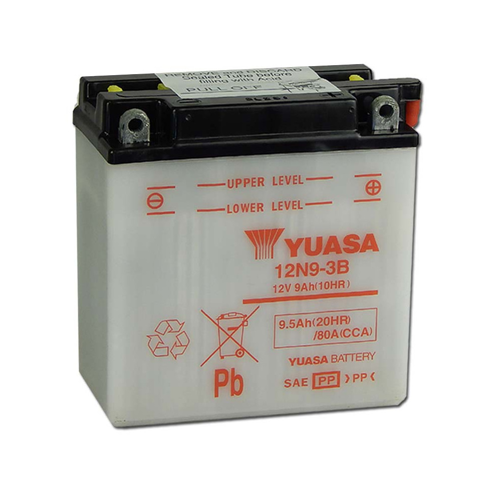 Yuasa 12N9-3B 12V 9Ah Motor akkumulátor sav nélkül Yuasa 12N9-3B 12V 9Ah Motor akkumulátor sav nélkül
