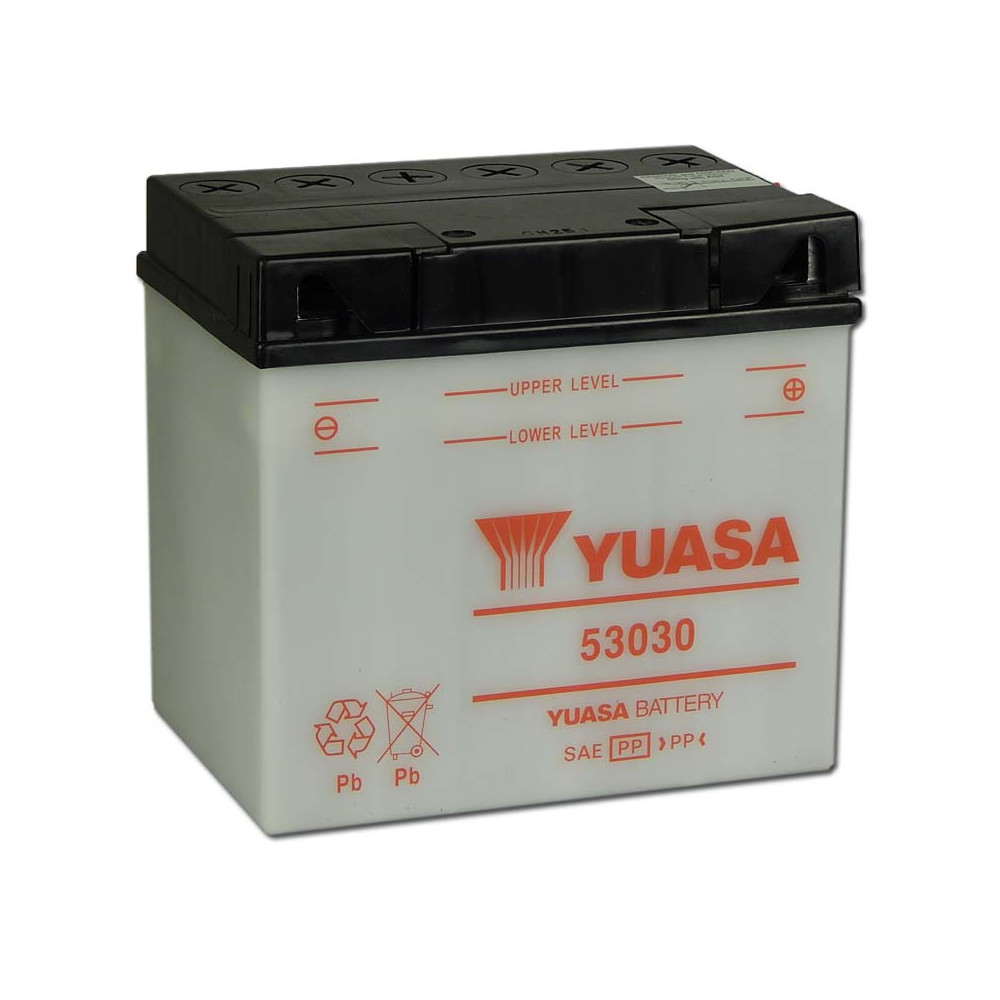 Yuasa 53030 12V 30Ah Motor akkumulátor sav nélkül