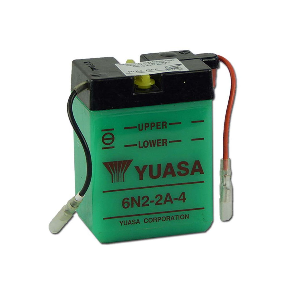 Yuasa 6N2-2A-4 6V 2Ah Motor akkumulátor sav nélkül