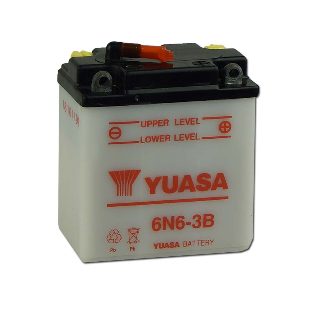 Yuasa 6N6-3B 6V 6Ah Motor akkumulátor sav nélkül Yuasa 6N6-3B 6V 6Ah Motor akkumulátor sav nélkül