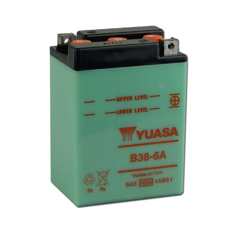 Yuasa B38-6A 6V 13Ah Motor akkumulátor sav nélkül
