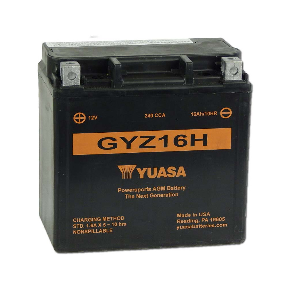 Yuasa GYZ16H 12V 16Ah gondozásmentes AGM (zselés) motor akkumulátor