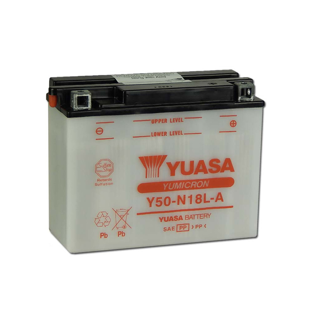 Yuasa Y50-N18L-A 12V 20Ah Motor akkumulátor sav nélkül