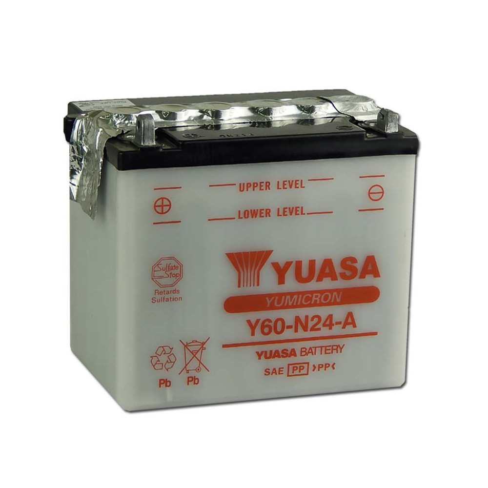 Yuasa Y60-N24A 12V 28Ah Motor akkumulátor sav nélkül Yuasa Y60-N24A 12V 28Ah Motor akkumulátor sav nélkül