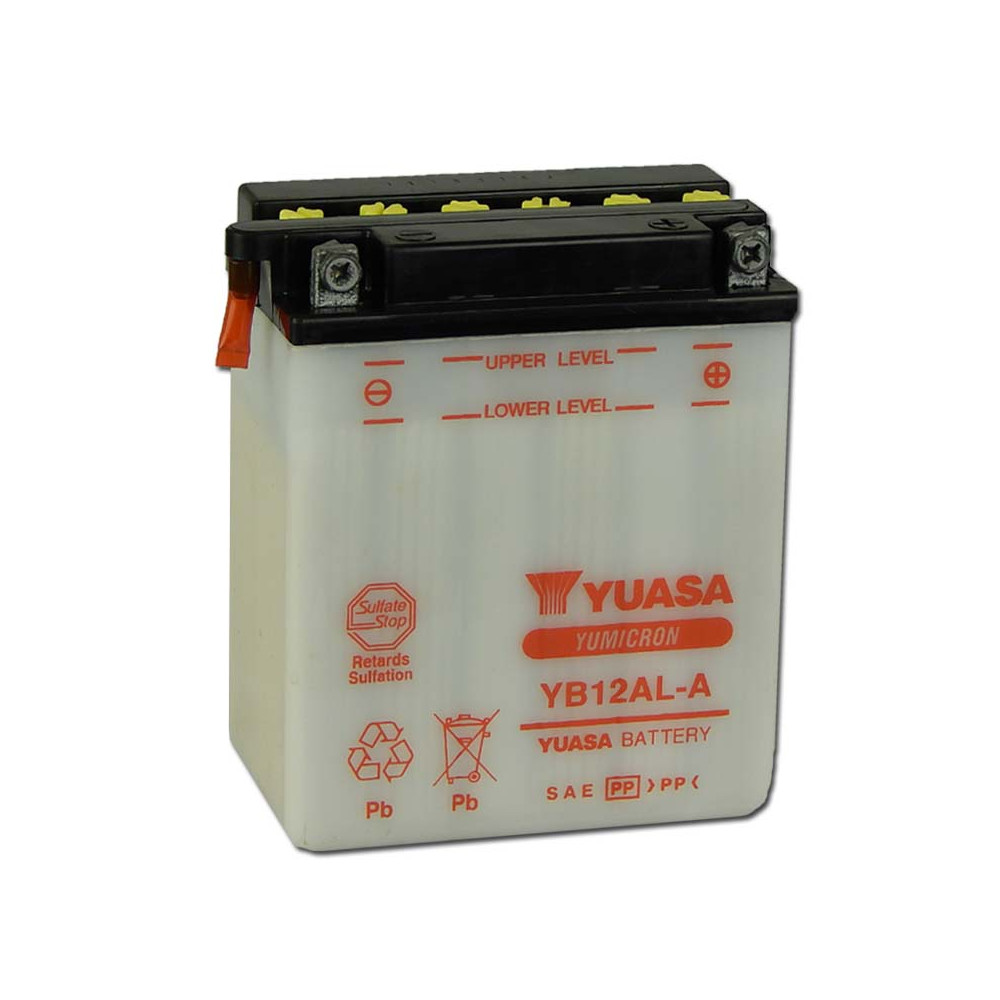 Yuasa YB12AL-A 12V 12Ah Motor akkumulátor sav nélkül
