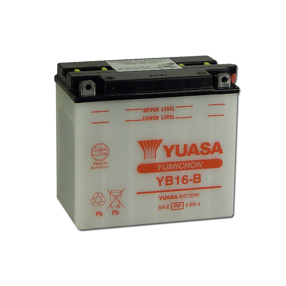 Yuasa YB16-B 12V 19Ah Motor akkumulátor sav nélkül Yuasa YB16-B 12V 19Ah Motor akkumulátor sav nélkül