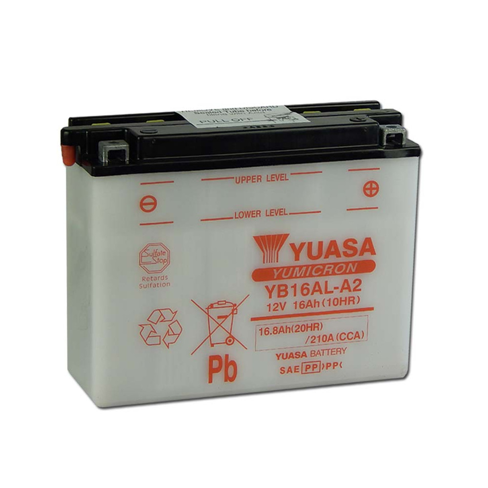 Yuasa YB16AL-A2 12V 16Ah Motor akkumulátor sav nélkül