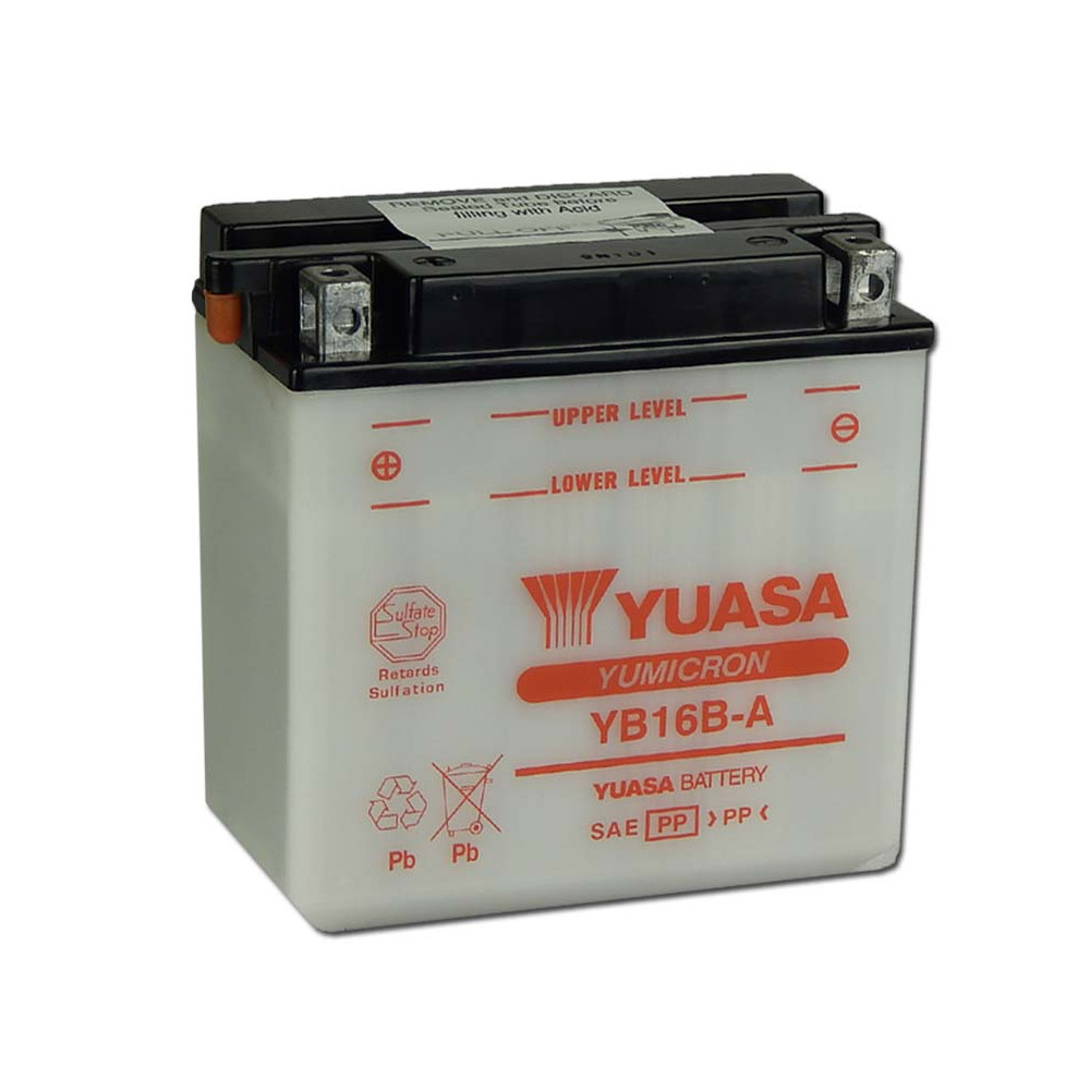Yuasa YB16B-A 12V 16Ah Motor akkumulátor sav nélkül