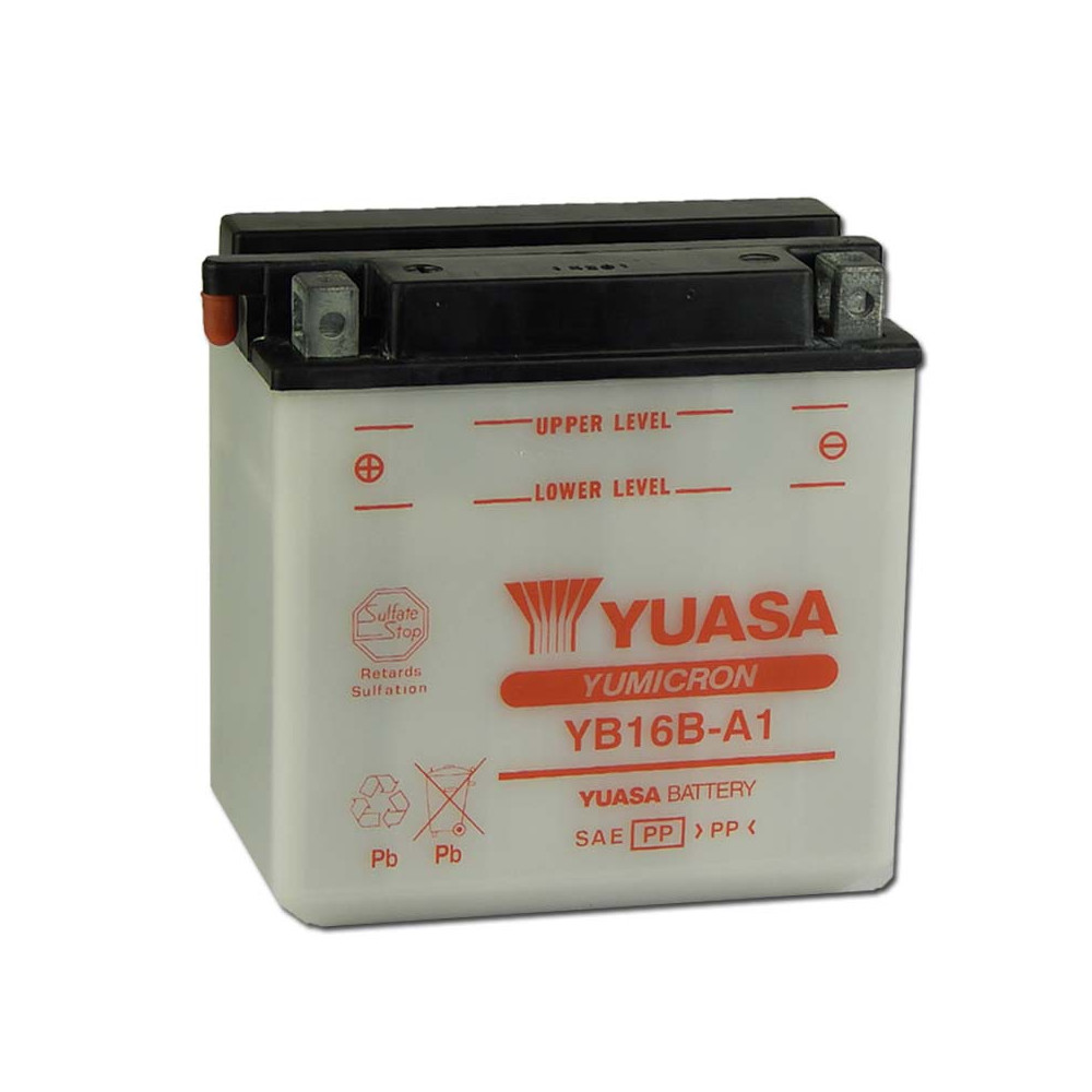 Yuasa YB16B-A1 12V 16Ah Motor akkumulátor sav nélkül Yuasa YB16B-A1 12V 16Ah Motor akkumulátor sav nélkül