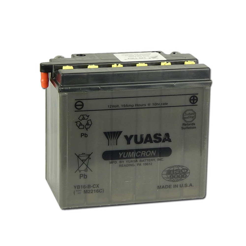Yuasa YB16B-CX 12V 19Ah Motor akkumulátor sav nélkül