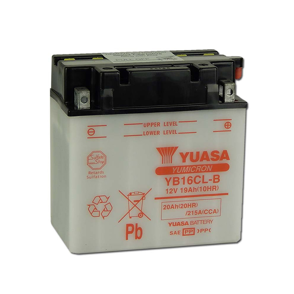 Yuasa YB16CL-B 12V 19Ah Motor akkumulátor sav nélkül Yuasa YB16CL-B 12V 19Ah Motor akkumulátor sav nélkül