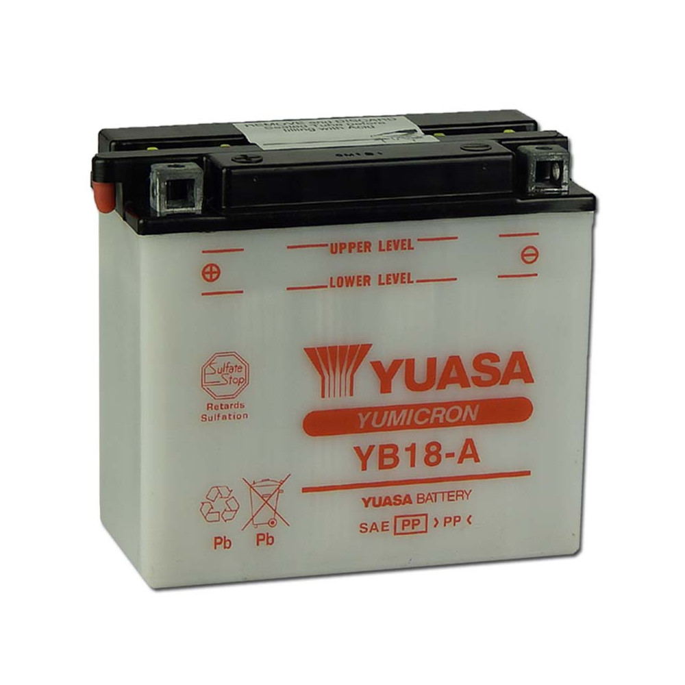 Yuasa YB18-A 12V 18Ah Motor akkumulátor sav nélkül Yuasa YB18-A 12V 18Ah Motor akkumulátor sav nélkül
