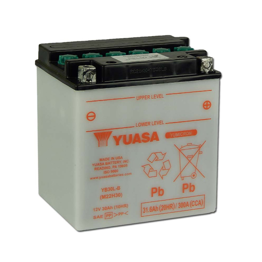 Yuasa YB30L-B 12V 30Ah Motor akkumulátor sav nélkül