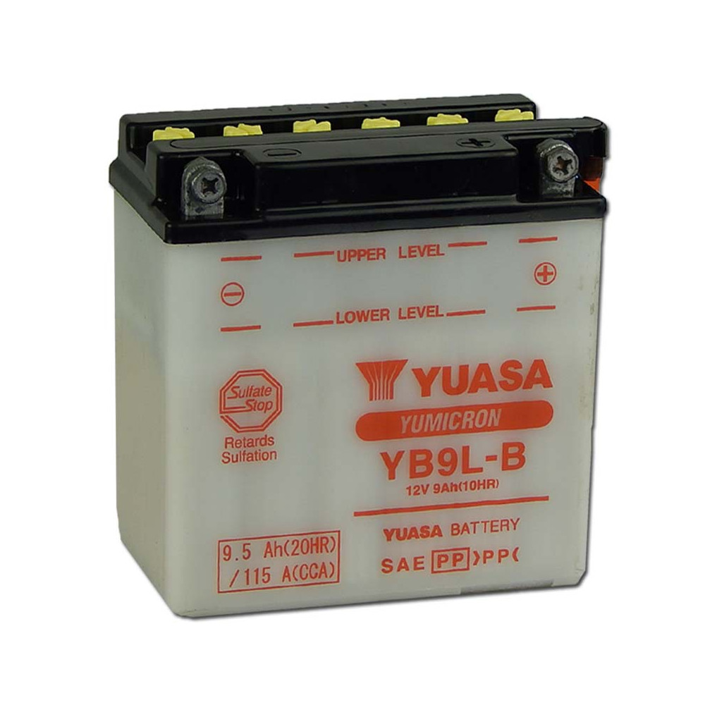 Yuasa YB9L-B 12V 9Ah Motor akkumulátor sav nélkül