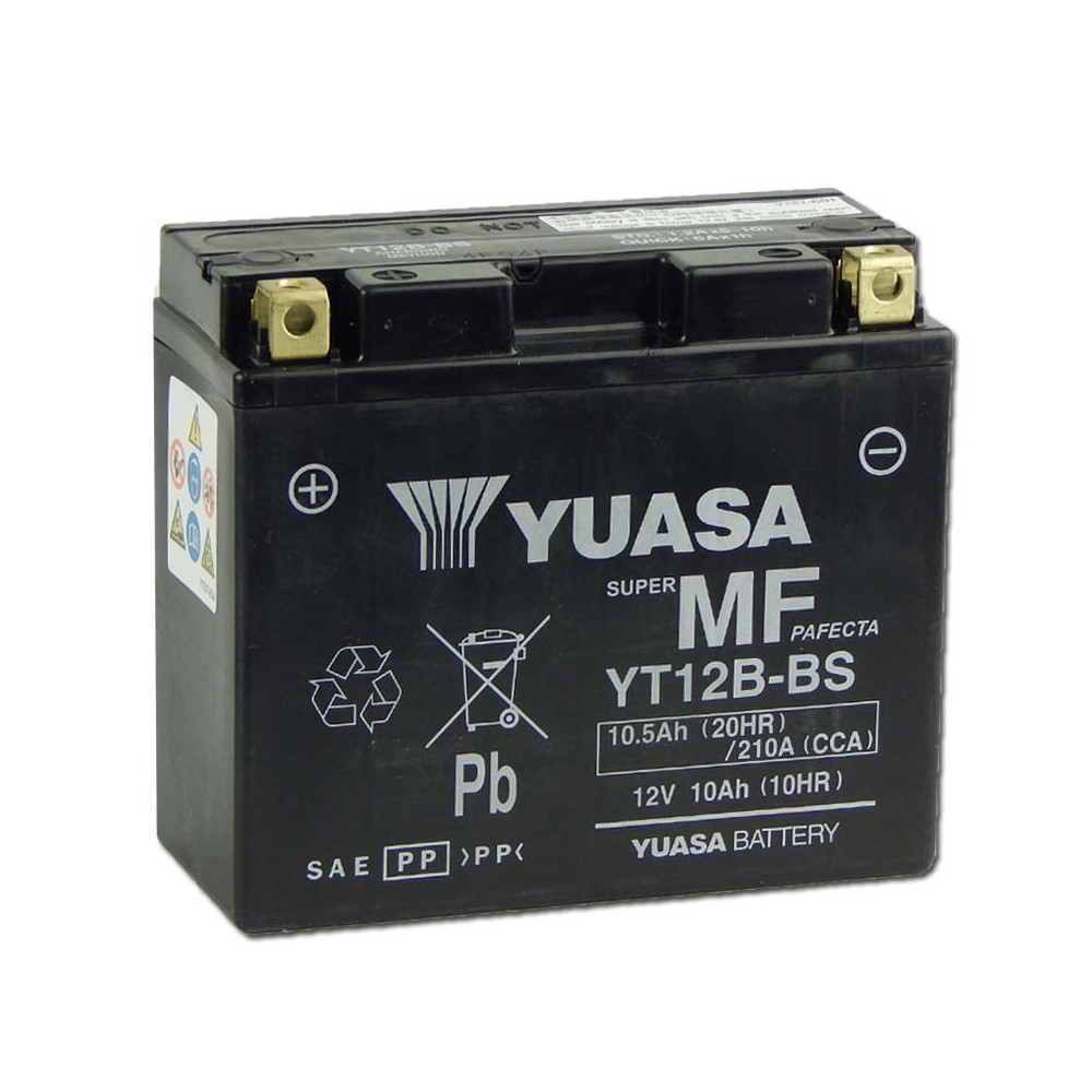 Yuasa YT12B-BS 12V 10Ah gondozásmentes AGM (zselés) motor akkumulátor