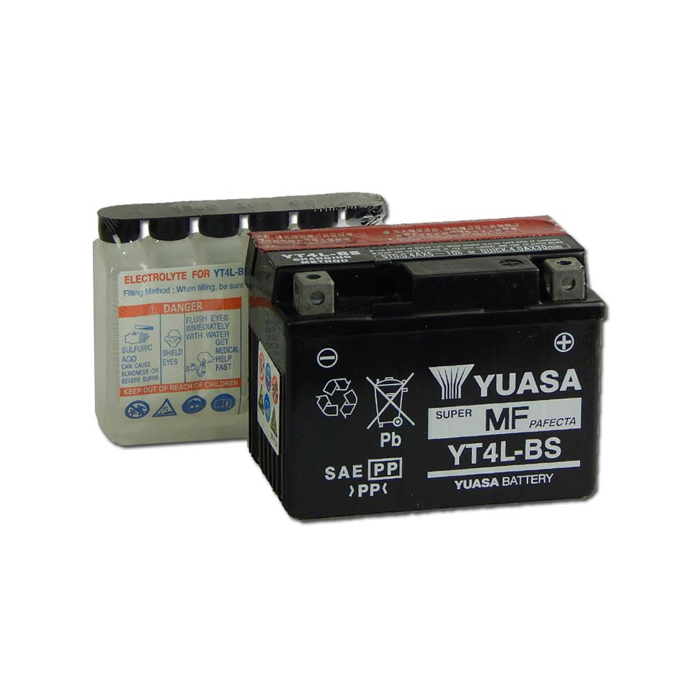 Yuasa YT4L-BS 12V 3Ah gondozásmentes AGM (zselés) motor akkumulátor Yuasa YT4L-BS 12V 3Ah gondozásmentes AGM (zselés) motor akkumulátor